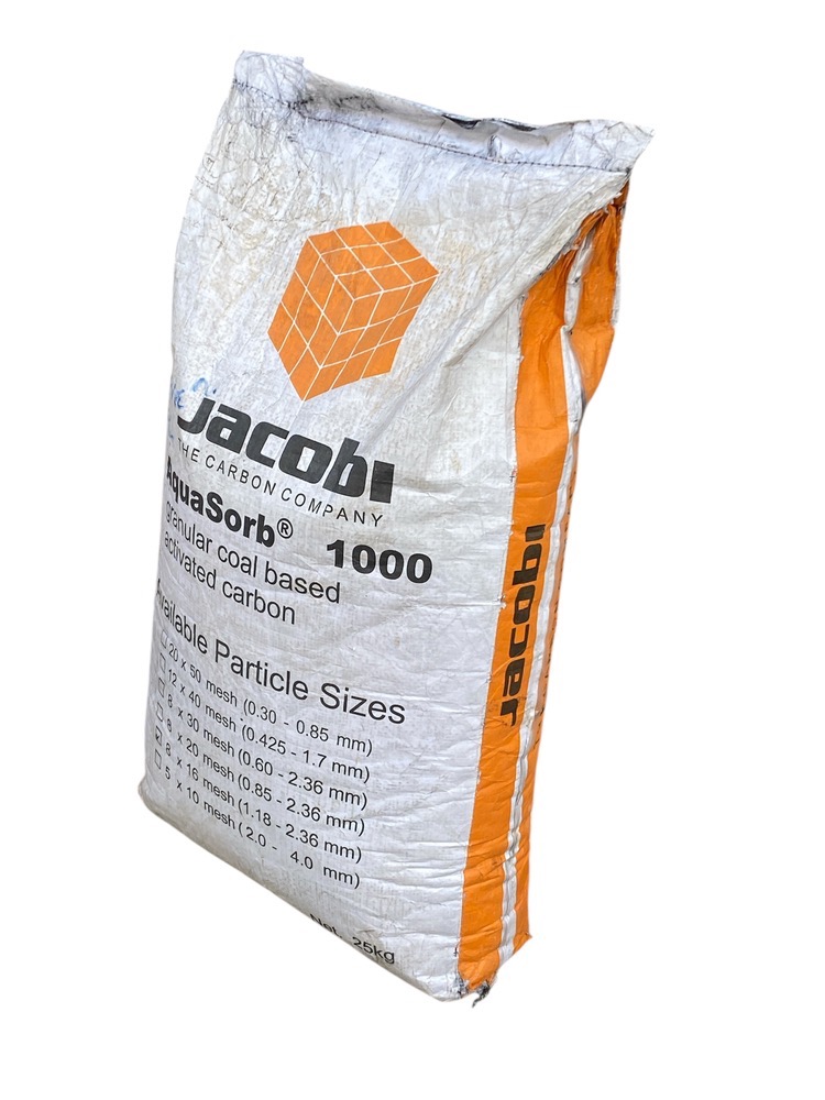 ذغال اکتیو کربن فعال جاکوبی نارگیل ( سوعدی اورجینال ) صافی فیلتر تقطیر